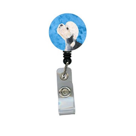 TEACHERS AID Dandie Dinmont Terrier Retractable Badge Reel Or Id Holder With Clip TE242169